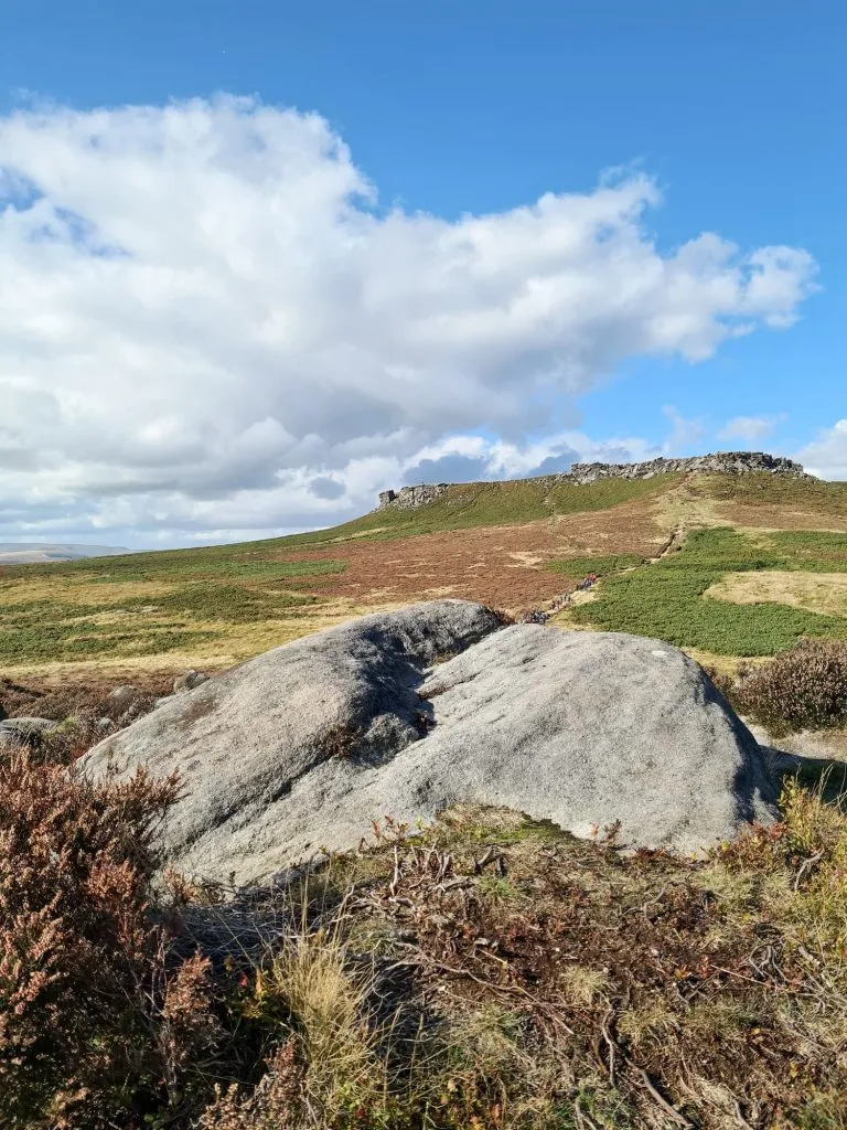 Higger Tor as seen from Carl Wark - The Wandering Wildflower