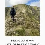 Pinterest image for Helvellyn via Striding Edge and Swirral Edge - The Wandering Wildflower