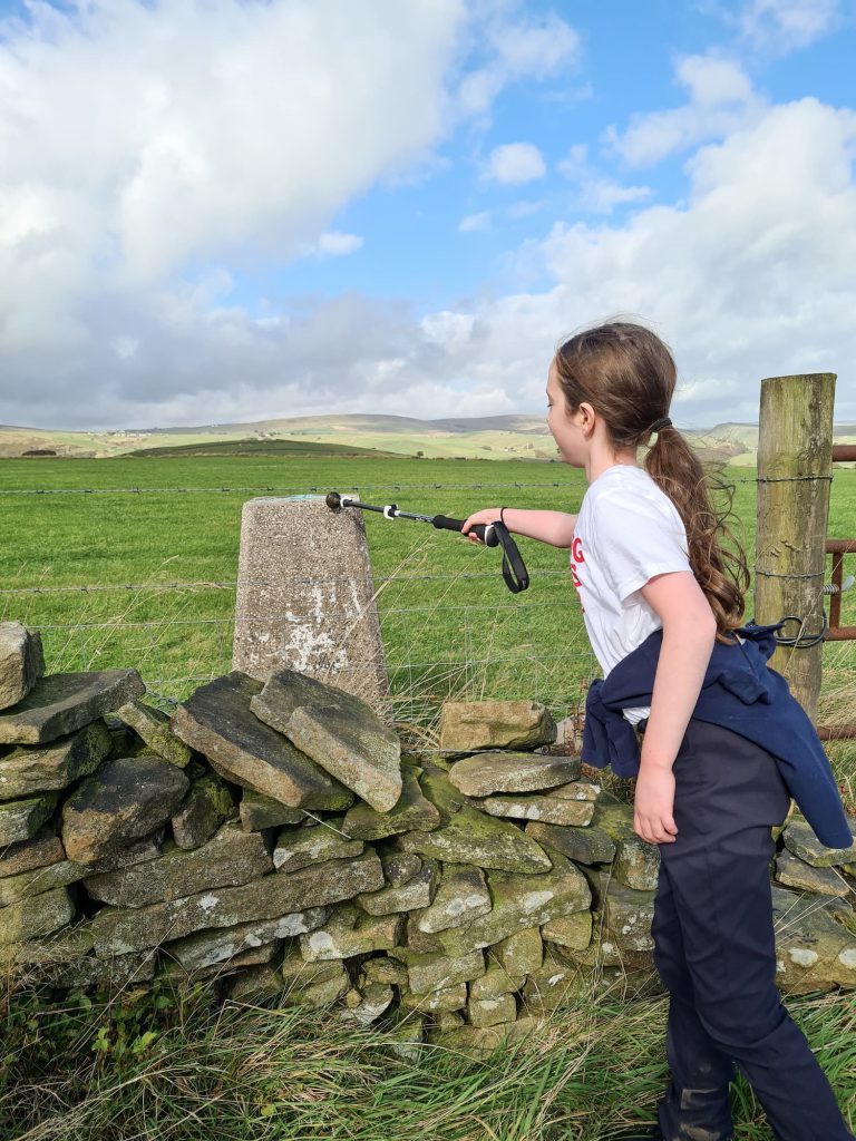 Hollinsclough Moor trig point