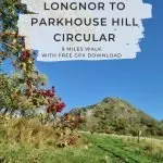Pinterest image for Longnor to Parkhouse Hill Circular Walk from The Wandering Wildflower