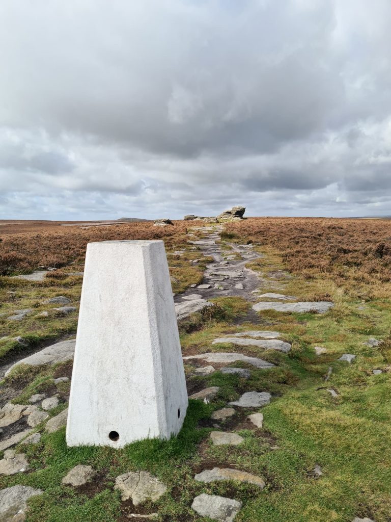 Ox Stones trig point - The Wandering Wildflower