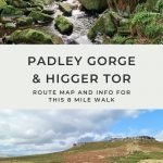 Pinterest Image for Padley Gorge and Higger Tor Circular Walk from The Wandering Wildflower