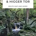 Pinterest Image for Padley Gorge and Higger Tor Circular Walk from The Wandering Wildflower