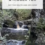 Pinterest Image for Padley Gorge and Higger Tor Circular Walk from The Wandering Wildflower