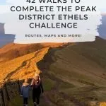 Pinterest Image for 42 Walks to Complete the Peak District Ethels Challenge - Peak District Ethels Walks - The Wandering Wildflower