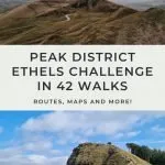 Pinterest Image for 42 Walks to Complete the Peak District Ethels Challenge - Peak District Ethels Walks - The Wandering Wildflower