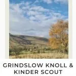 Pinterest pin for Grindslow Knoll and Kinder Scout True Summit - The Wandering Wildflower