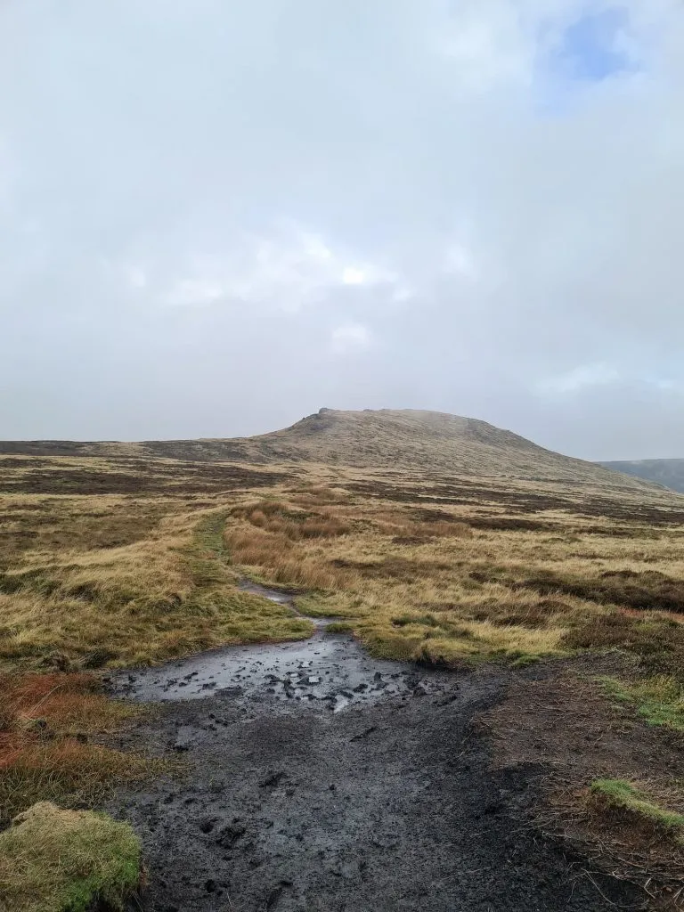 Grindslow Knoll in the mist