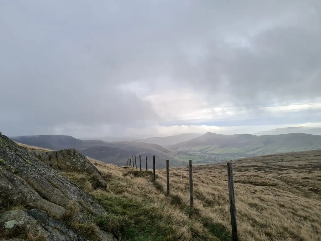 View from Grindslow Knoll over Edale