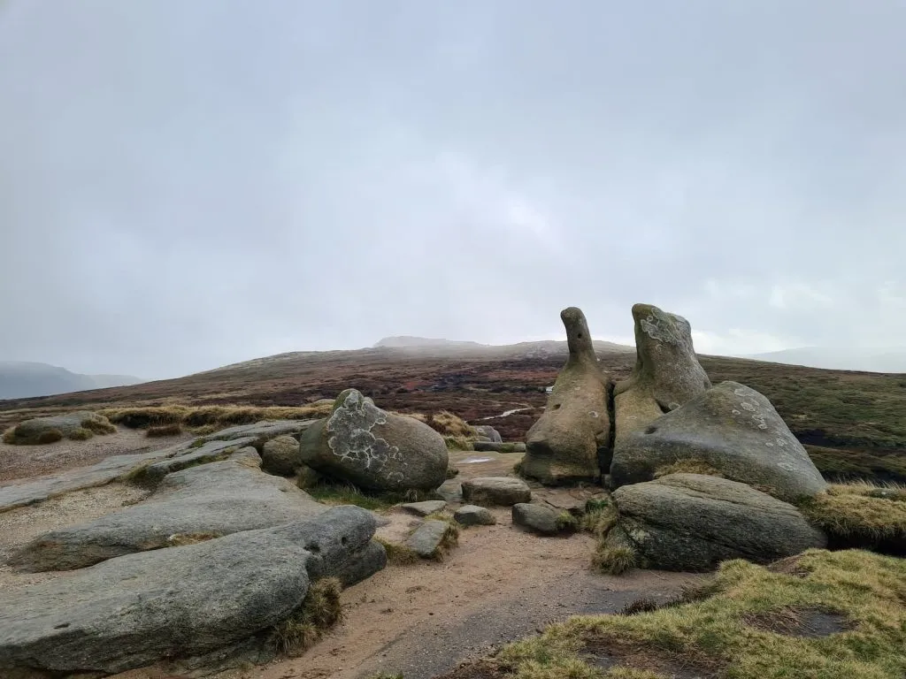 Rock formations near Crowden Tower
