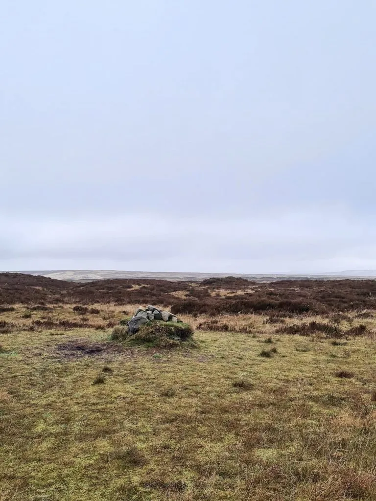 Kinder Scout true summit cairn