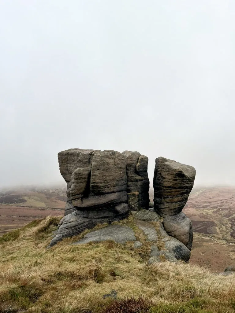 The Boxing Gloves stones on Kinder Scout