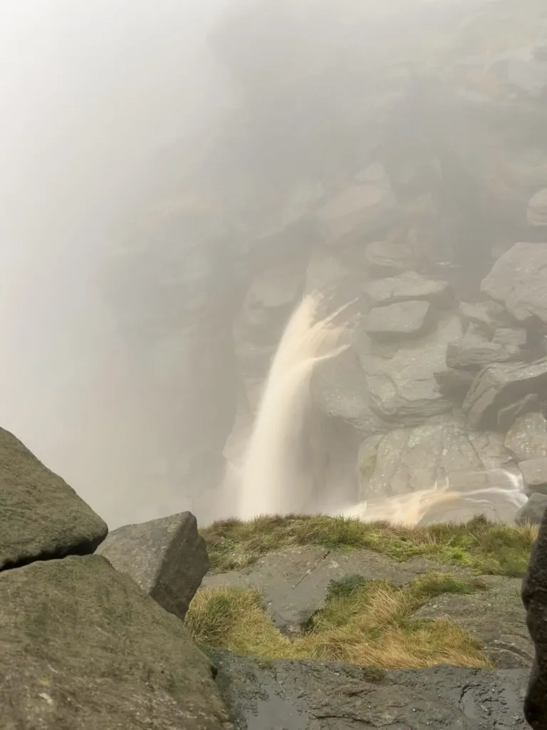 Kinder Downfall on Kinder Scout