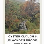 Pinterest pin for Oyster Clough and Blackden Brook Walk by The Wandering Wildflower