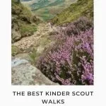 Pinterest image for The Best Walks on Kinder Scout with Maps and GPX Files - The Wandering Wildflower