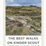 Pinterest image for The Best Walks on Kinder Scout with Maps and GPX Files - The Wandering Wildflower