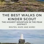 Pinterest image for The Best Walks on Kinder Scout with Maps and GPX Files - The Wandering Wildflower