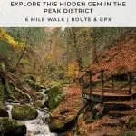 Pinterest image for Wyming Brook Waterfalls Walk - The Wandering Wildflower