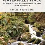 Pinterest image for Wyming Brook Waterfalls Walk - The Wandering Wildflower