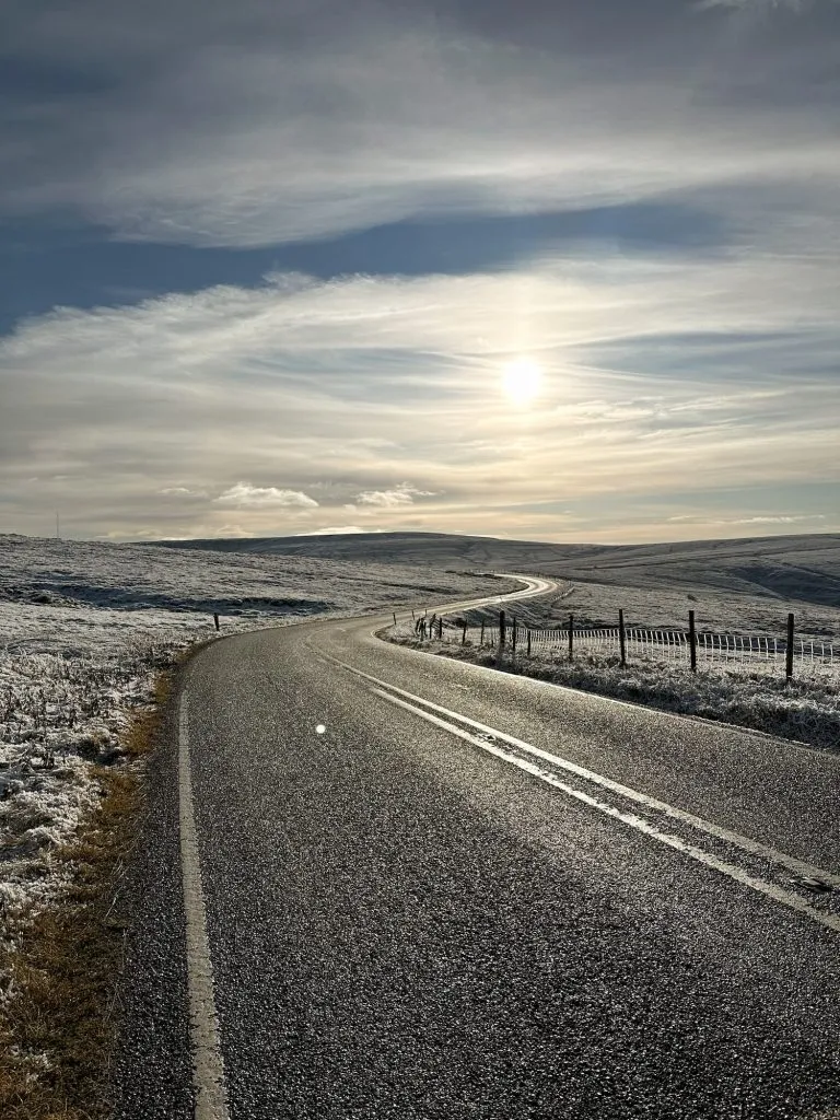 A winding Wessenden Head Road
