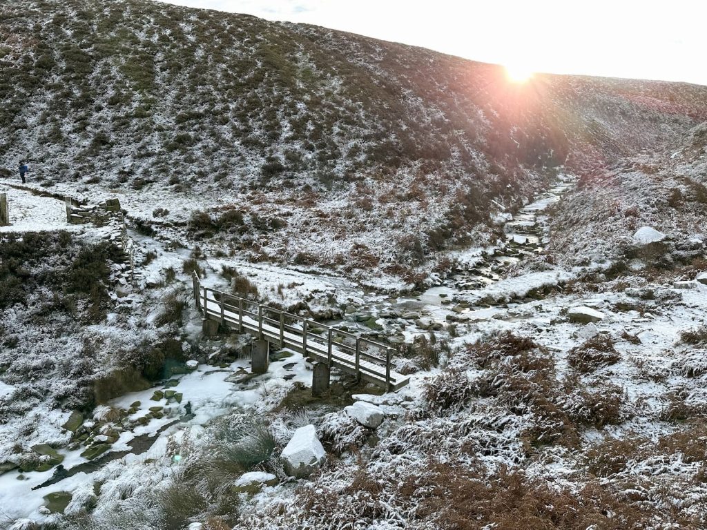 Blackpool Bridge, Holmfirth in the snow