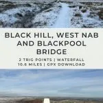 Pinterest Image for Black Hill, West Nab and Blackpool Bridge Walk - The Wandering Wildflower