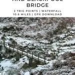 Pinterest Image for Black Hill, West Nab and Blackpool Bridge Walk - The Wandering Wildflower