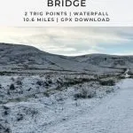 Pinterest Image for Black Hill, West Nab and Blackpool Bridge Walk - The Wandering Wildflower
