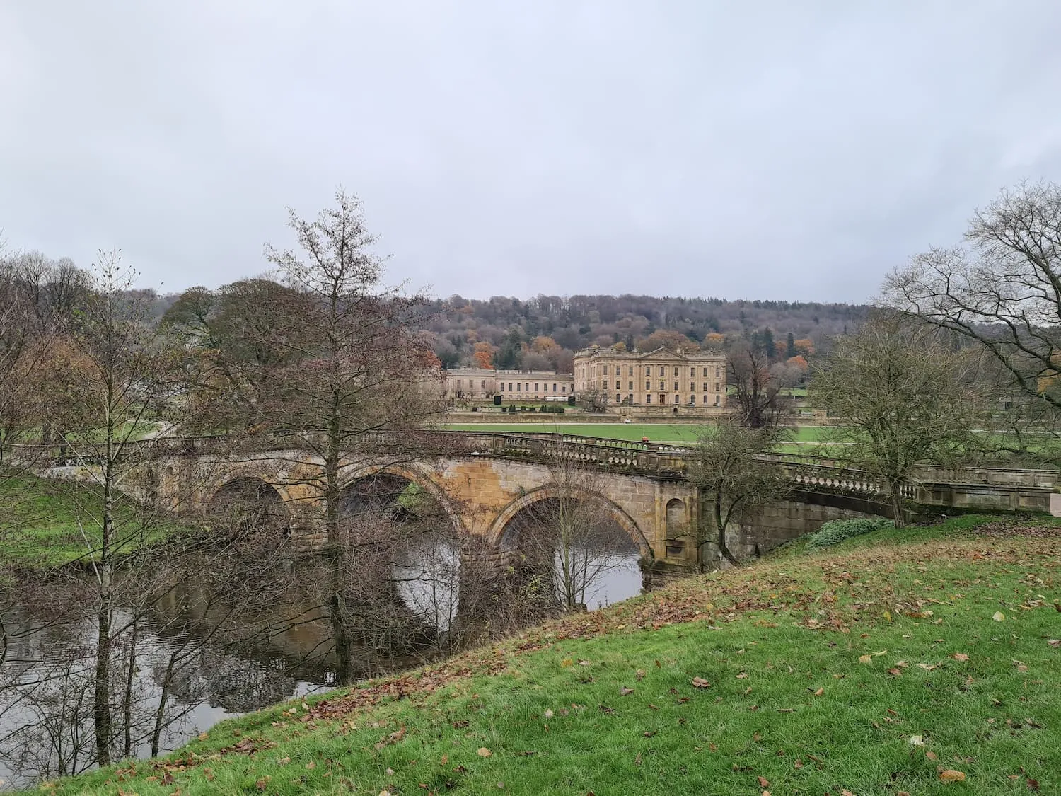 The Three Arch Bridge at Chatsworth House