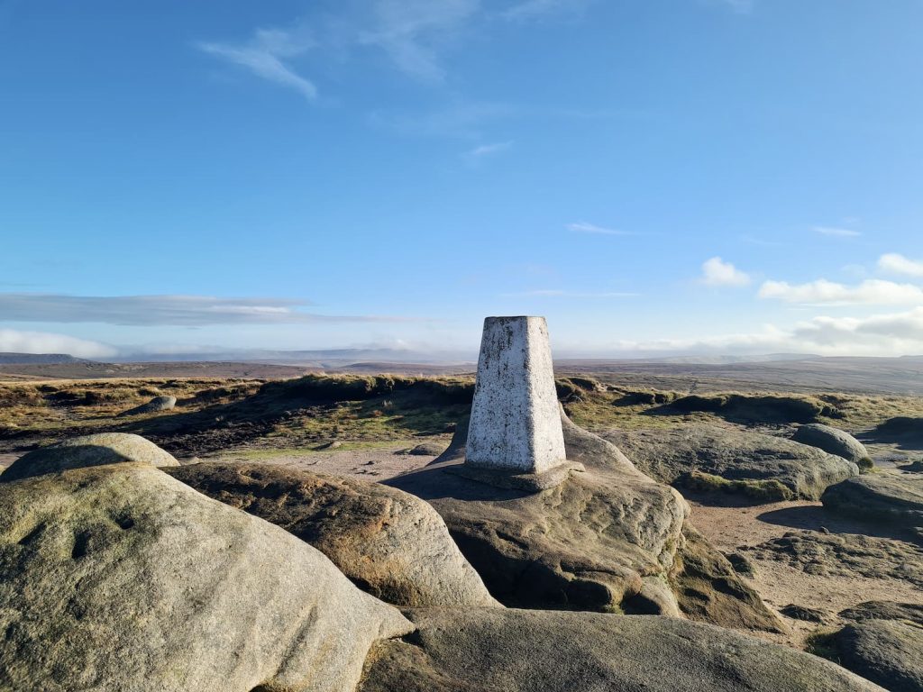 Higher Shelf Stones trig point