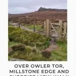 Pinterest image for Over Owler Tor and Surprise View Walk - The Wandering Wildflower