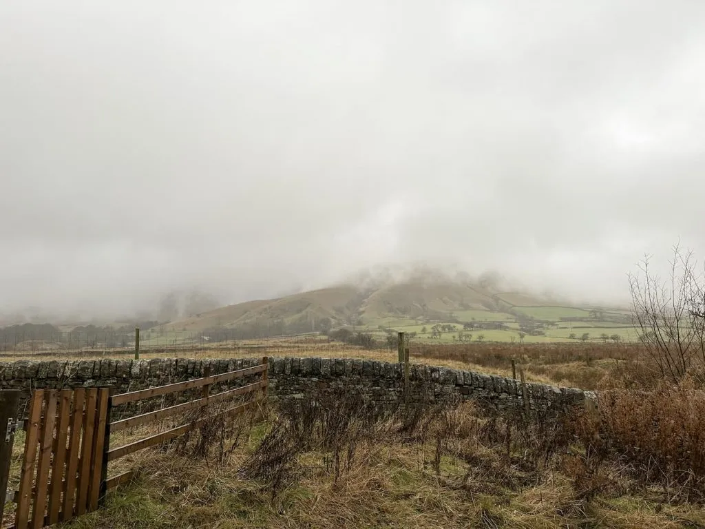 Kinder Scout with a topping of mist