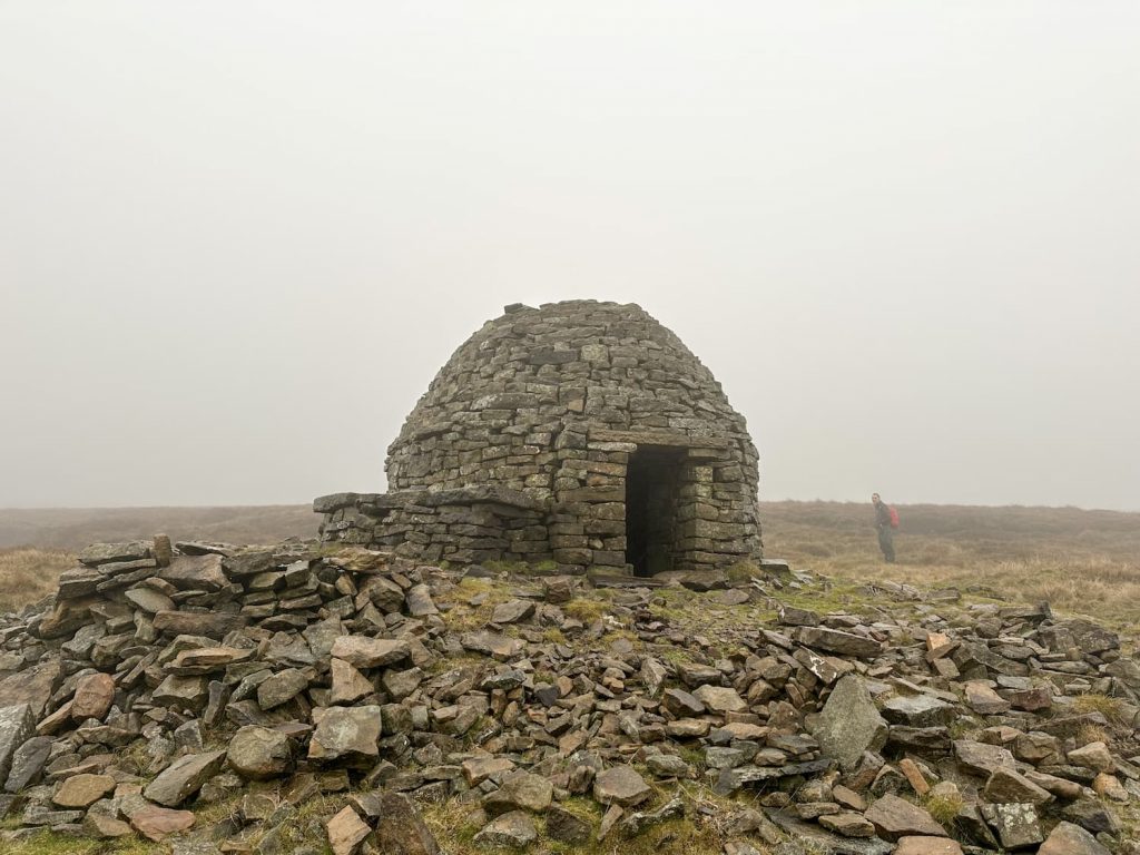 A stone igloo in the Peak District