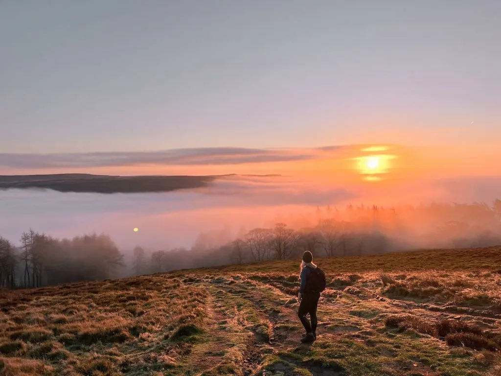 Win Hill, a great place for a Peak District sunrise - The Wandering Wildflower