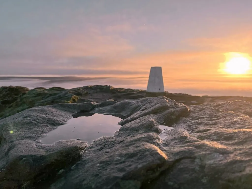 Win Hill, a great place for a Peak District sunrise - The Wandering Wildflower