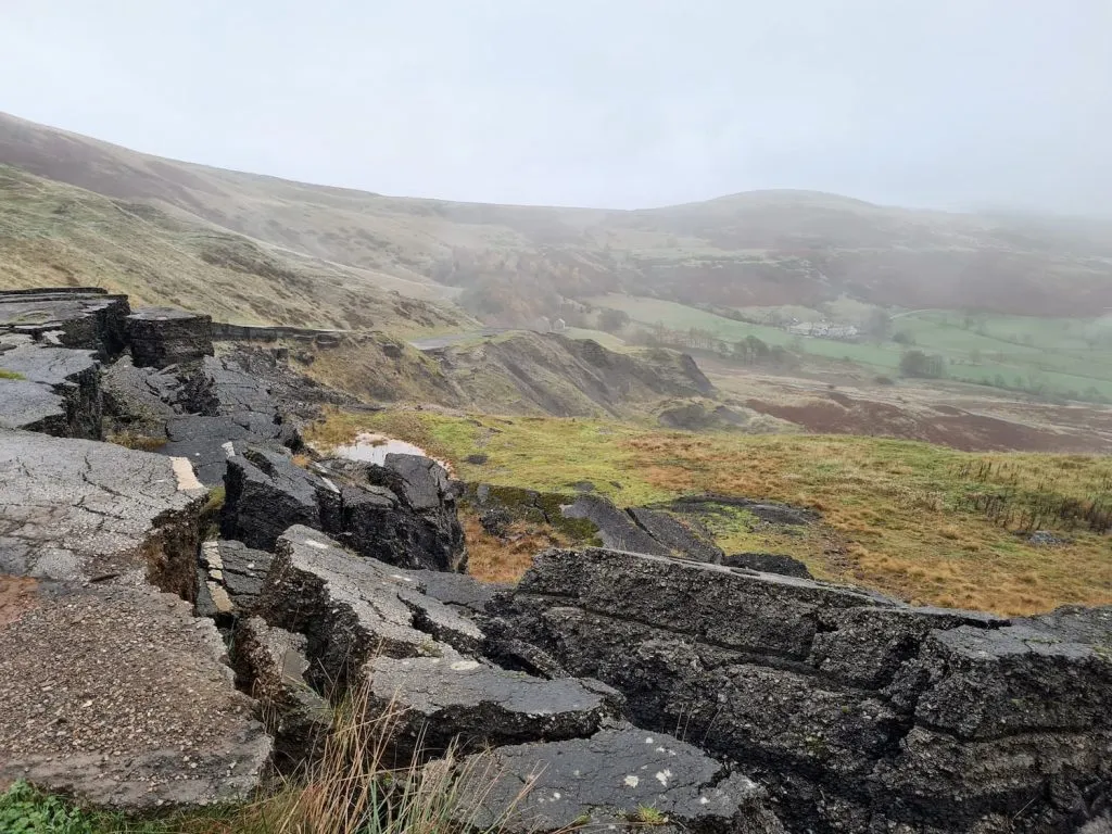 The Broken Road near Mam Tor