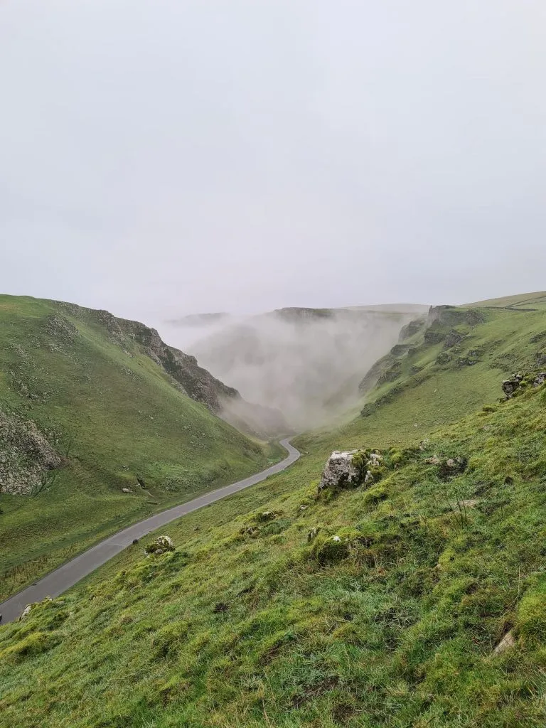 Cloud inversion at Winnats Pass
