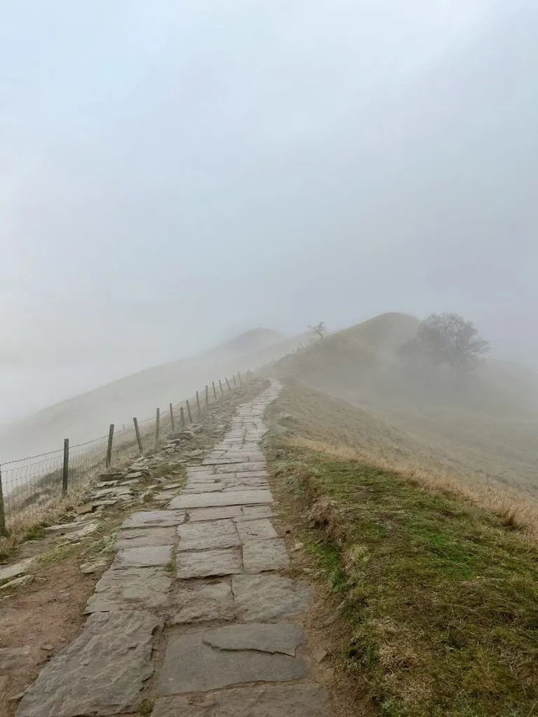 The Great Ridge in the mist