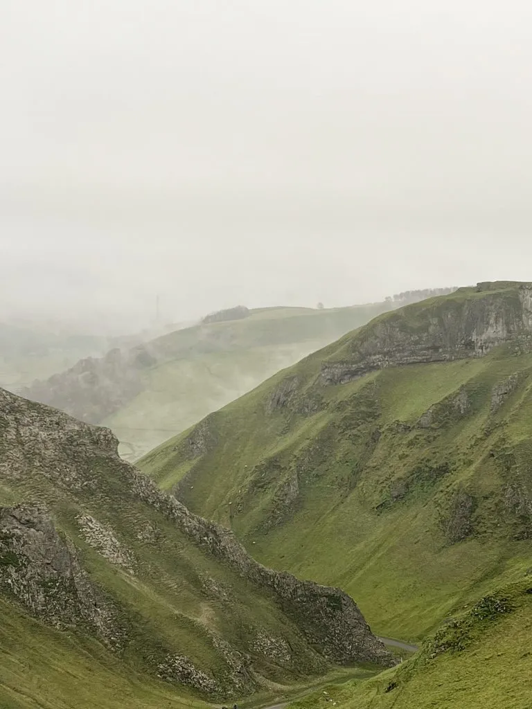 Winnats Pass cloud inversion - The Wandering Wildflower