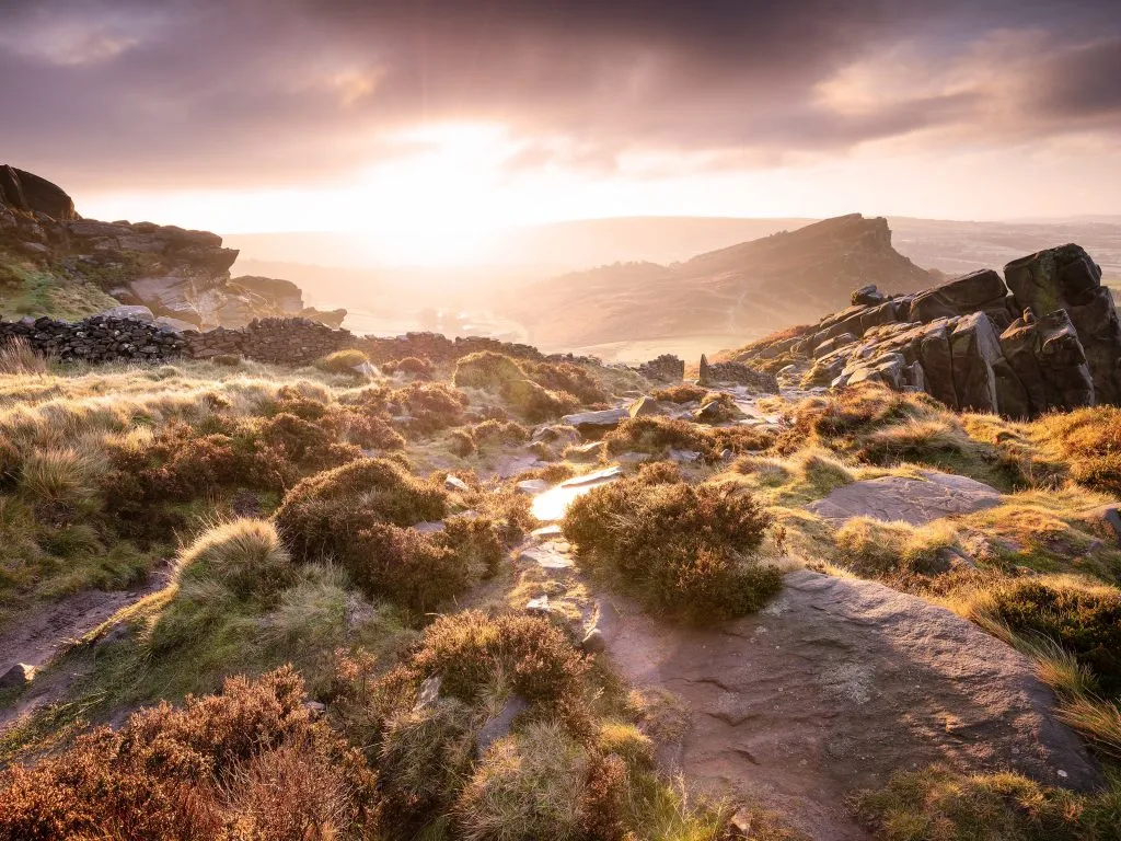 Photo of The Roaches at sunrise by Rob Bates