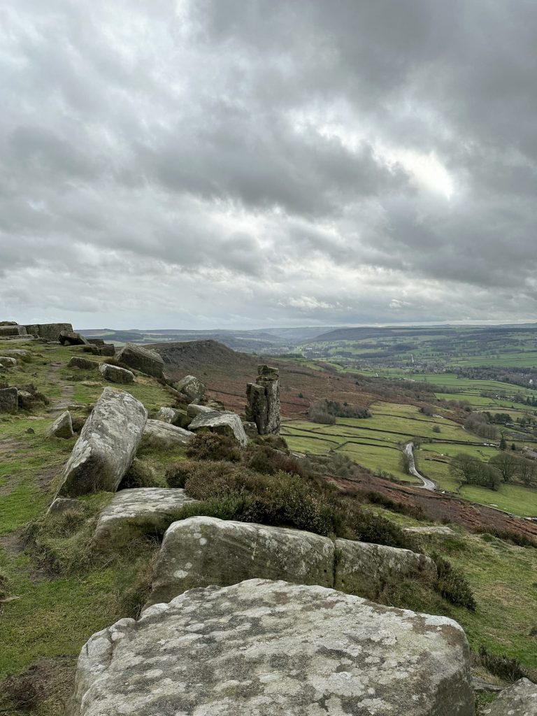 A view from Curbar Edge