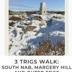 Pinterest image for 3 trigs walk (South Nab, Margery Hill and Outer Edge) - Howden Moors - The Wandering Wildflower