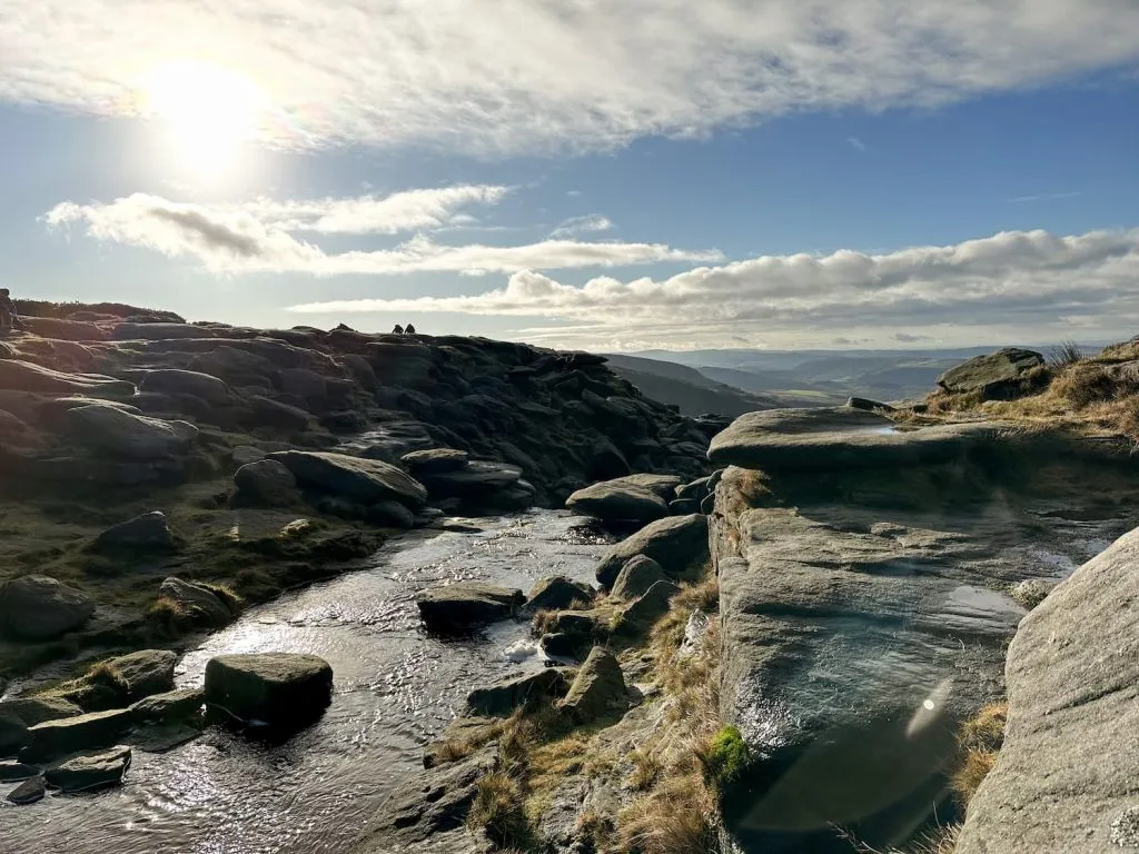 The top of the Kinder Downfall