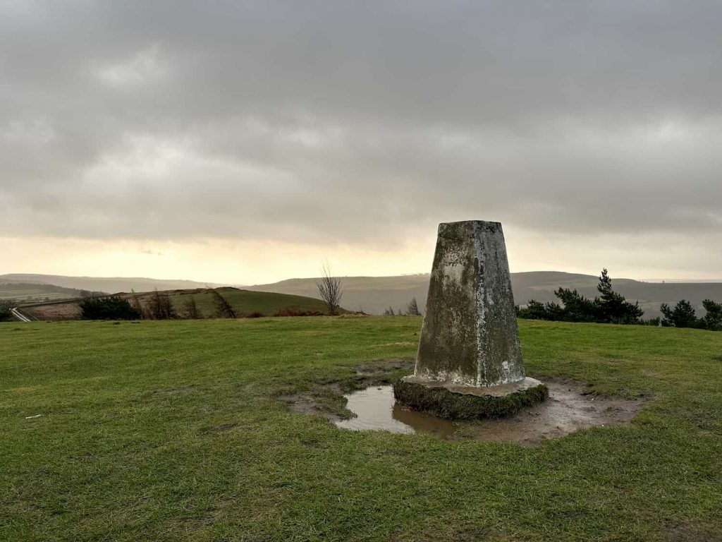 Whitwell Moor trig point