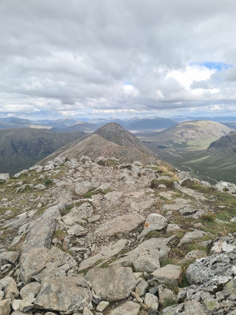 Looking over to Stub Coire Raineach from Stubh Dobh