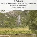 Pinterest image for How to Find Steall Falls, Harry Potter Waterfall in Glen Nevis - The Wandering Wildflower