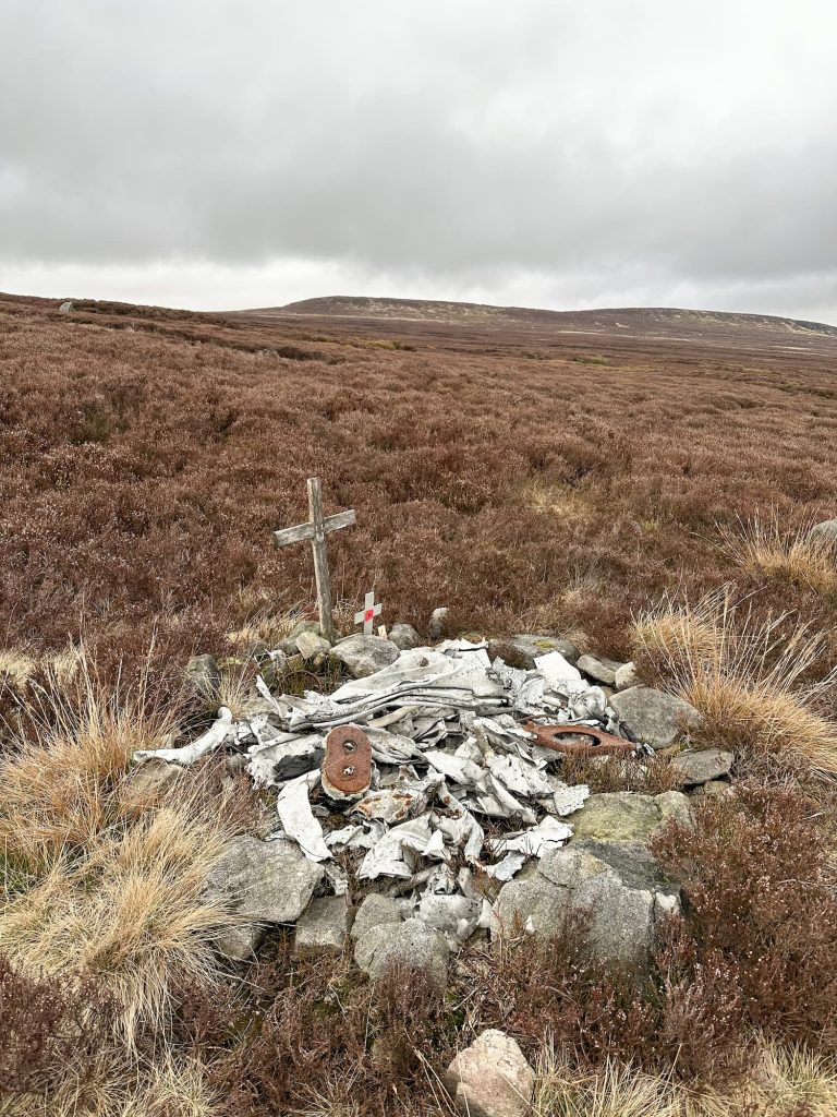 Lockheed Lightning Crash Site on Tintwistle Knarr - The Wandering Wildflower