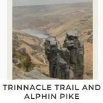 Pinterest image for The Trinnacle Trail and Alphin Pike Walk - The Wandering Wildflower
