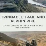 Pinterest image for The Trinnacle Trail and Alphin Pike Walk - The Wandering Wildflower