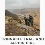 Pinterest image for The Trinnacle Trail and Alphin Pike Walk - The Wandering Wildflower